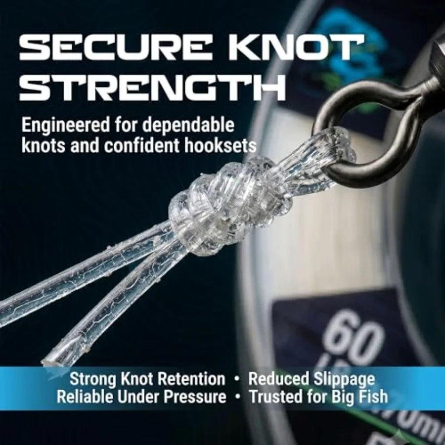 Fluorocarbon Fishing Line High Strength Abrasion-Resistant Saltwater Freshwater