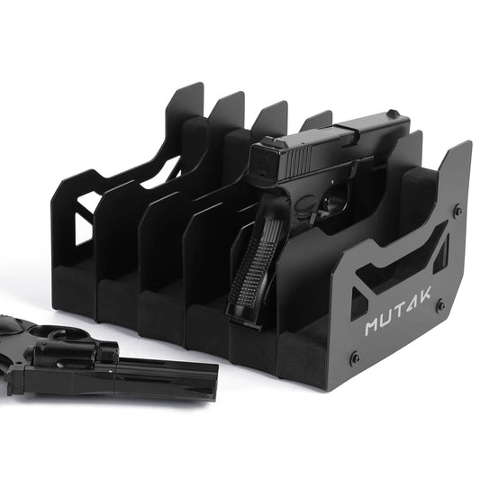 Foam Pistol Rack For Gun Safe With Anti-Slip Magnetic Strip