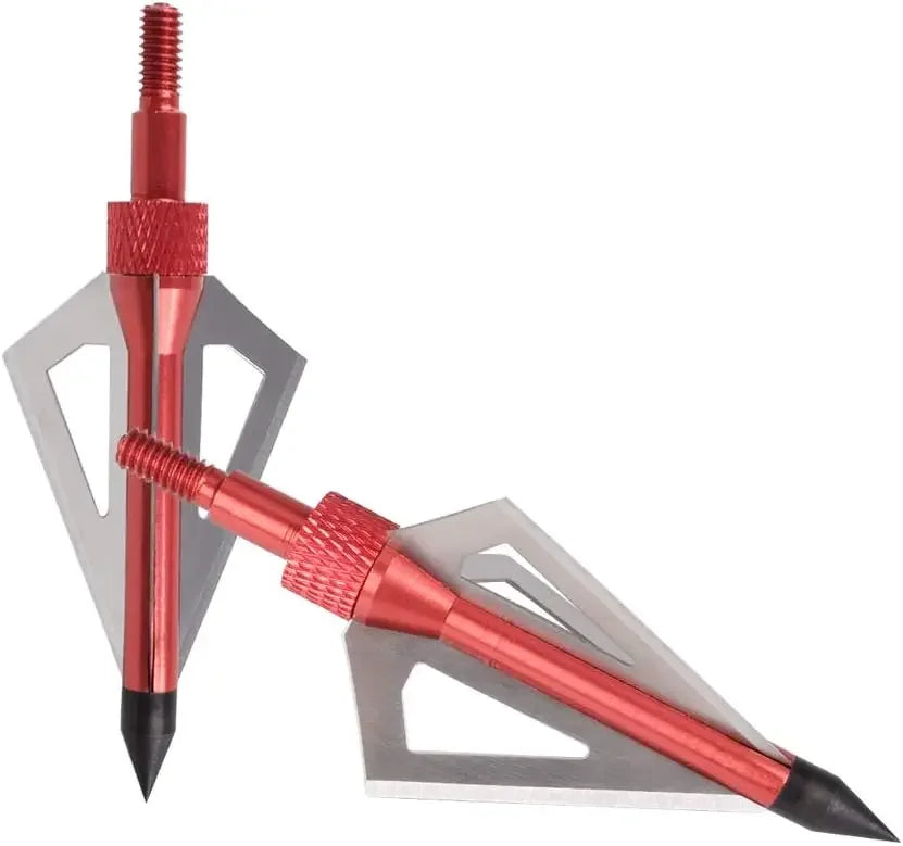 ELONG OUTDOOR Carbon Crossbow Bolts With Hunting Broadheads 6 Pack