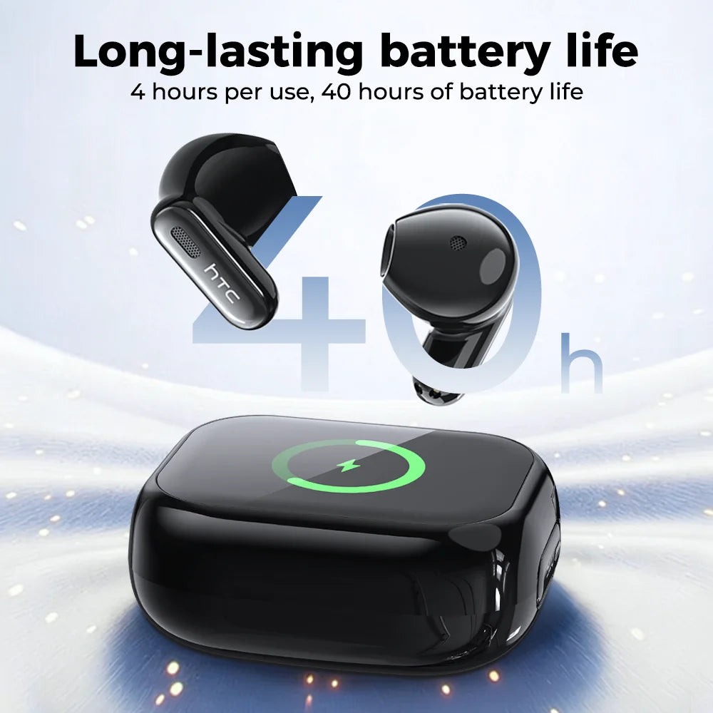 HTC Wireless Earphones With Active Noise Cancellation Bluetooth 5.0