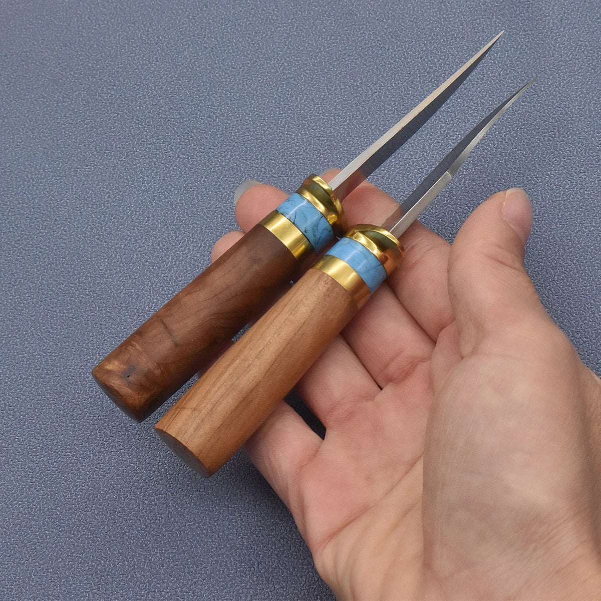 BlackDragon Outdoor Camping Knife With Wooden Handle Fixed Blade Survival