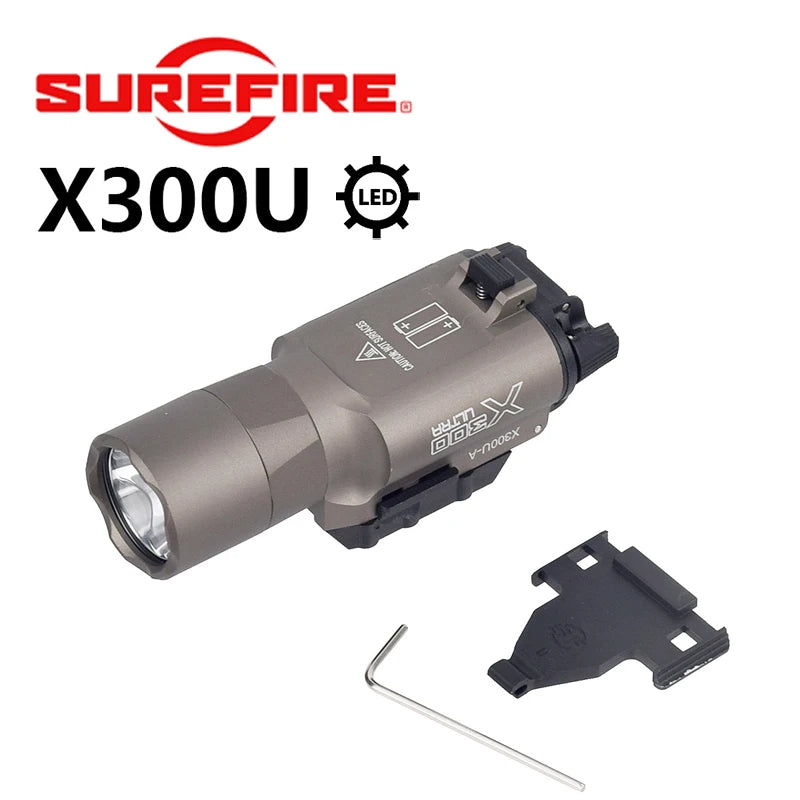 Tactical Flashlight for Rifle Rail Mounts and Accessories
