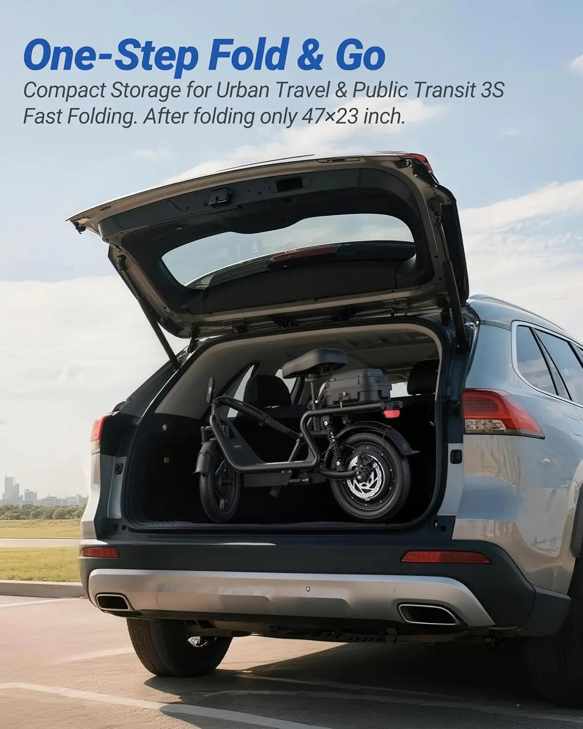 AOVOPRO Electric Scooter For Adults 500W Up To 22 Mph