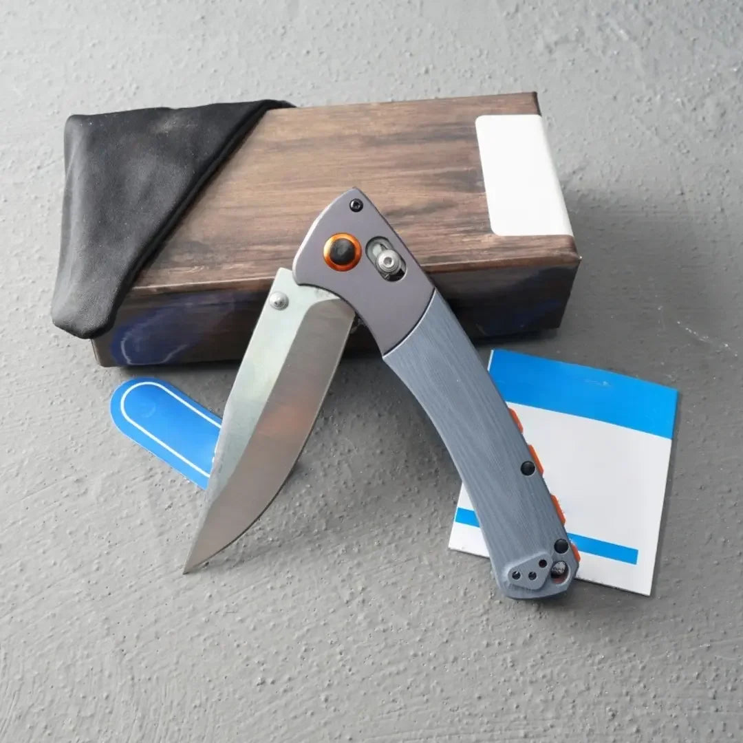 DIY Supplies Crooked River Folding Knife For Outdoor Camping And Hunting