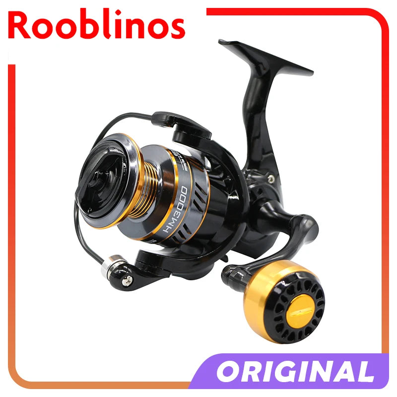 Rooblinos Spinning Fishing Reel With 10kg Max Drag Power