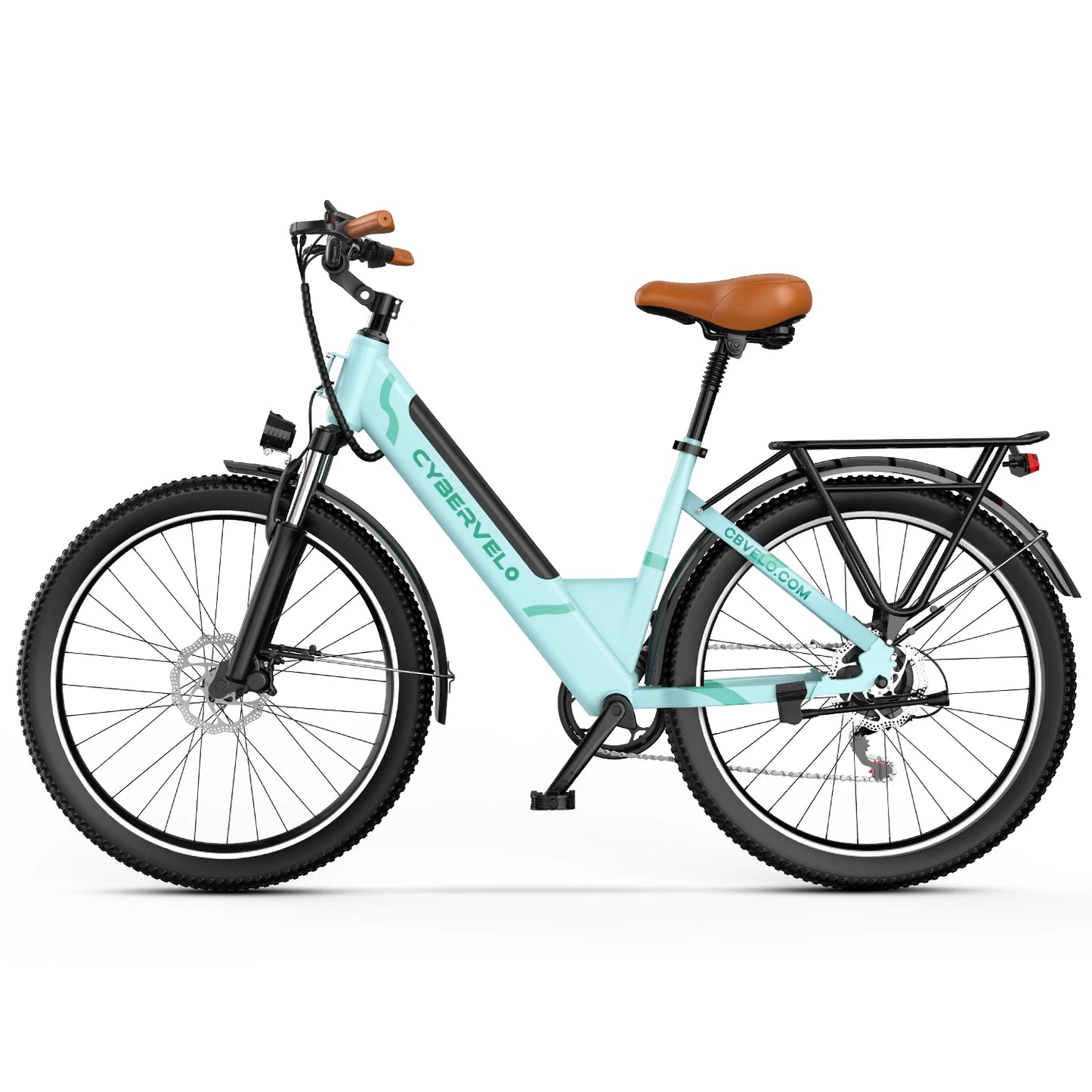 CYBERVELO Urban Commuter E-Bike With 1000W Peak Motor