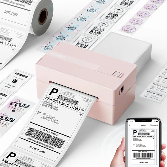 Thermal Label Printer For Shipping Labels Compatible Android iPhone Windows
