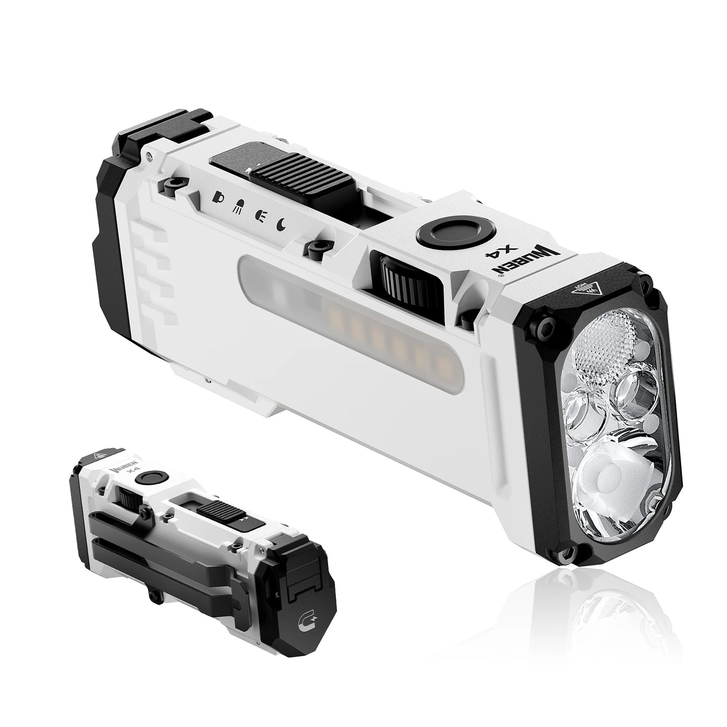 WUBEN X4 EDC RGB Flashlight IP68 Waterproof With Magnetic Tail