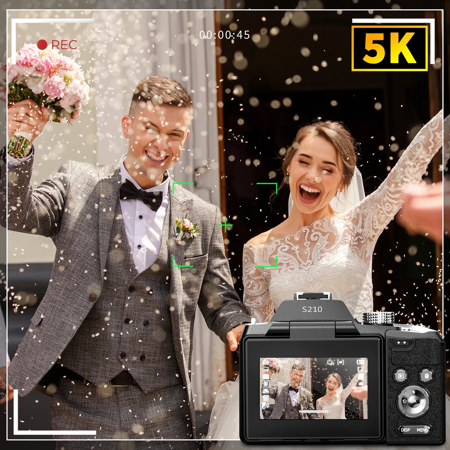 NBD 64MP 16X Optical Zoom Digital Camera With WiFi