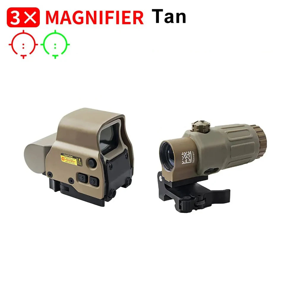Nabila Dot Sight With 3X Magnifier and STS Rail Mount