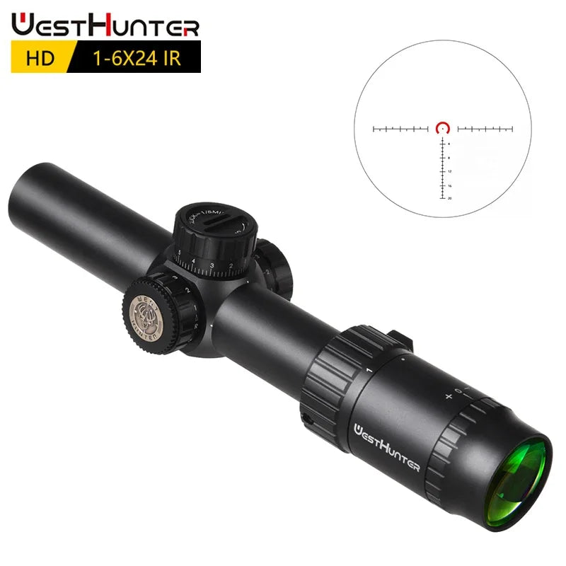 WestHunter HD IR LPVO Riflescope with Red Green Illumination