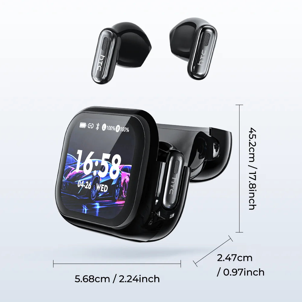 HTC Wireless Earphones With Active Noise Cancellation Bluetooth 5.0