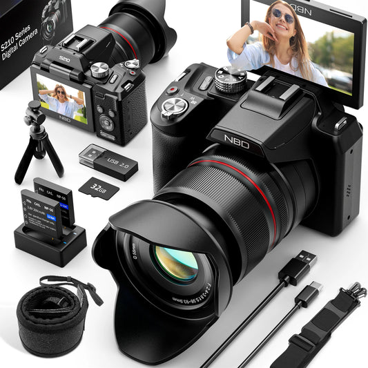 NBD 64MP 16X Optical Zoom Digital Camera With WiFi