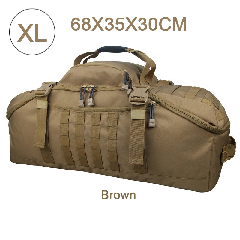 LQARMY Outdoor Tactical Backpack With Molle System For Travel