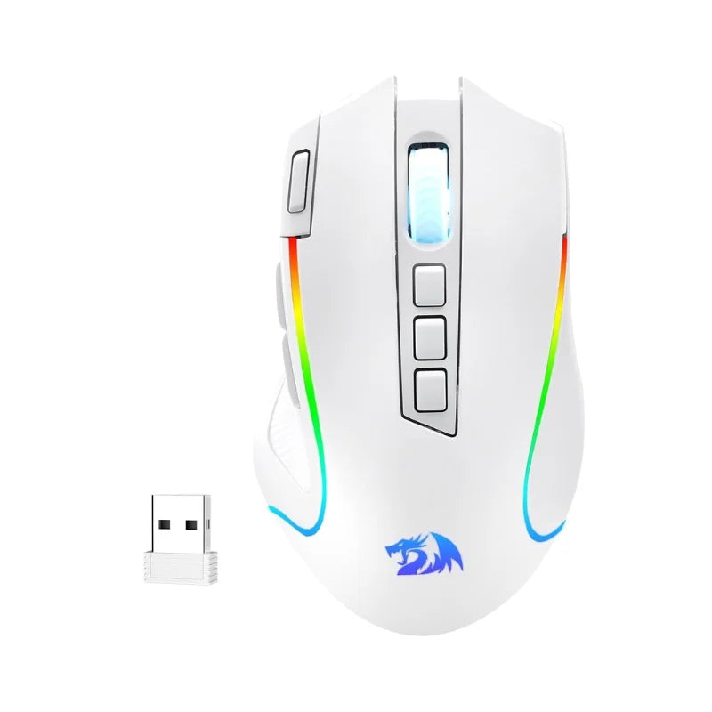 Redragon M612 Pro RGB Wireless Gaming Mouse, 8000 DPI