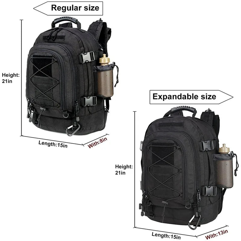 LQARMY Military Tactical Backpack Molle Rucksack Outdoor Survival