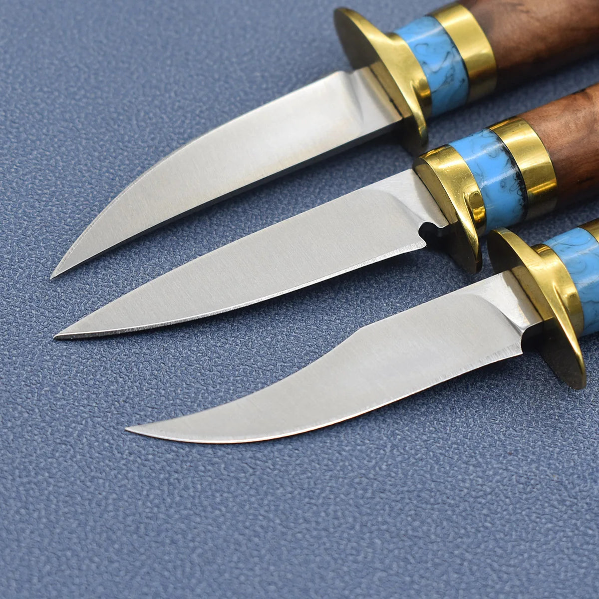 BlackDragon Outdoor Camping Knife With Wooden Handle Fixed Blade Survival