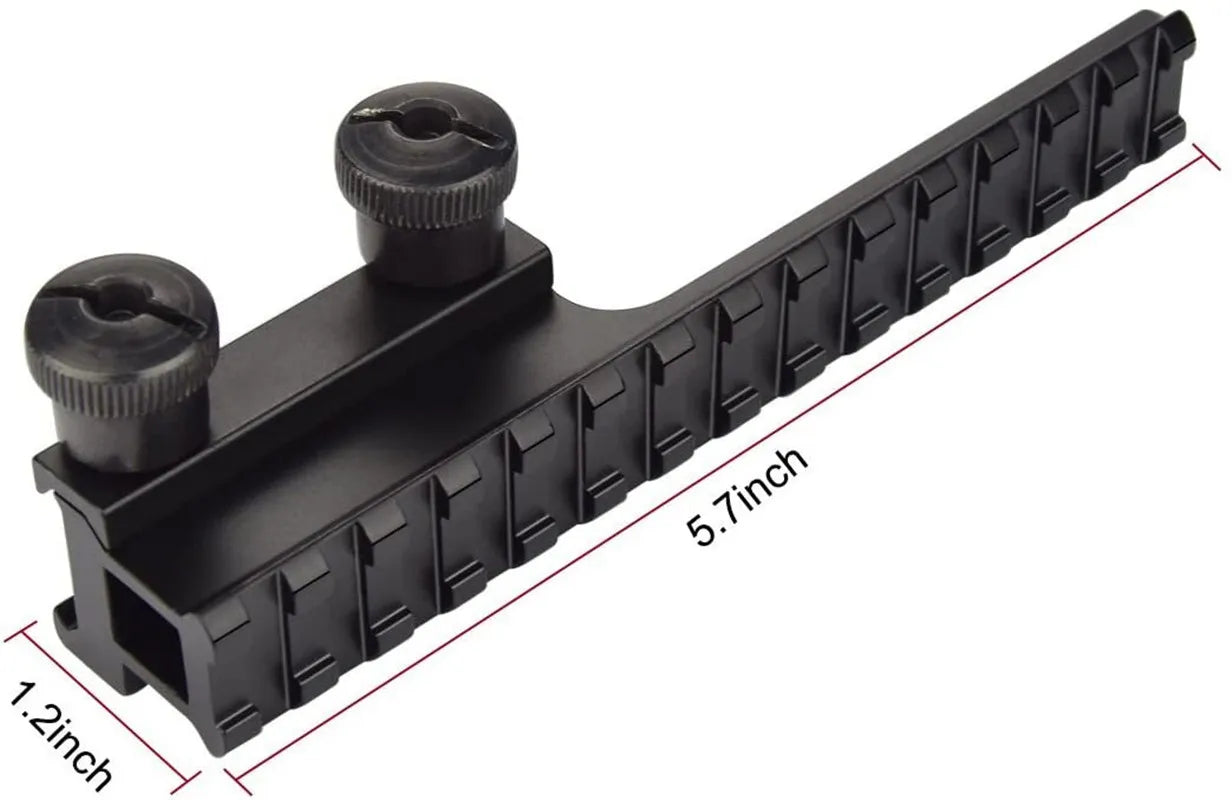 Extended Picatinny Riser Scope Mount Aluminum 14 Slot