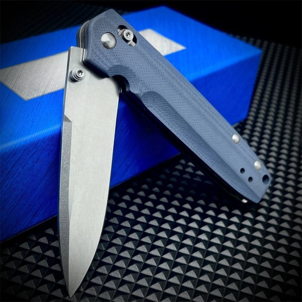 DIY Supplies 485 Folding Pocket Knife G10 Handle EDC Utility