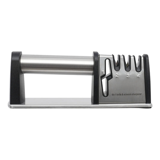 Professional Knife Sharpener 4 Stage Ceramic Tungsten Kitchen Sharpening Tool