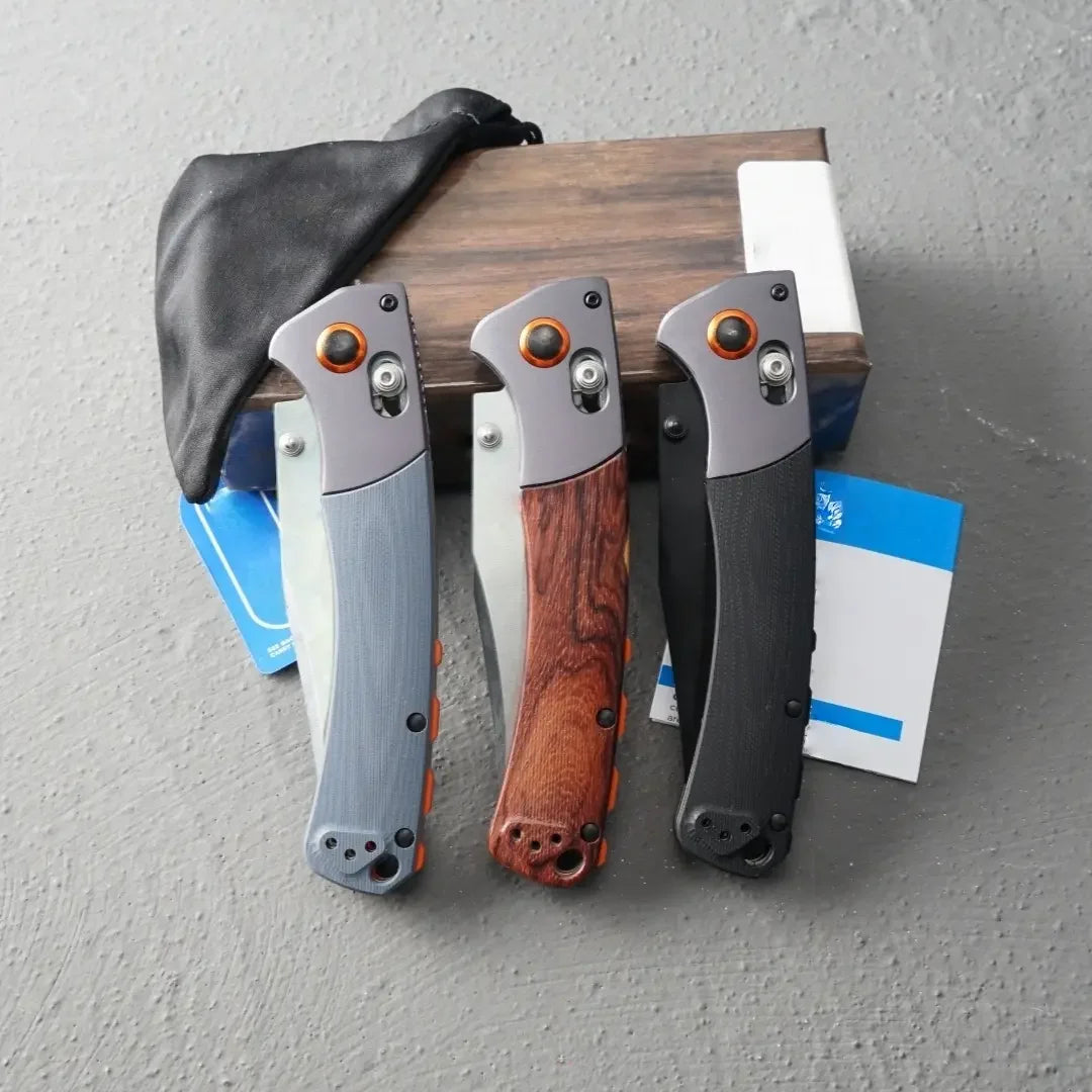 DIY Supplies Crooked River Folding Knife For Outdoor Camping And Hunting