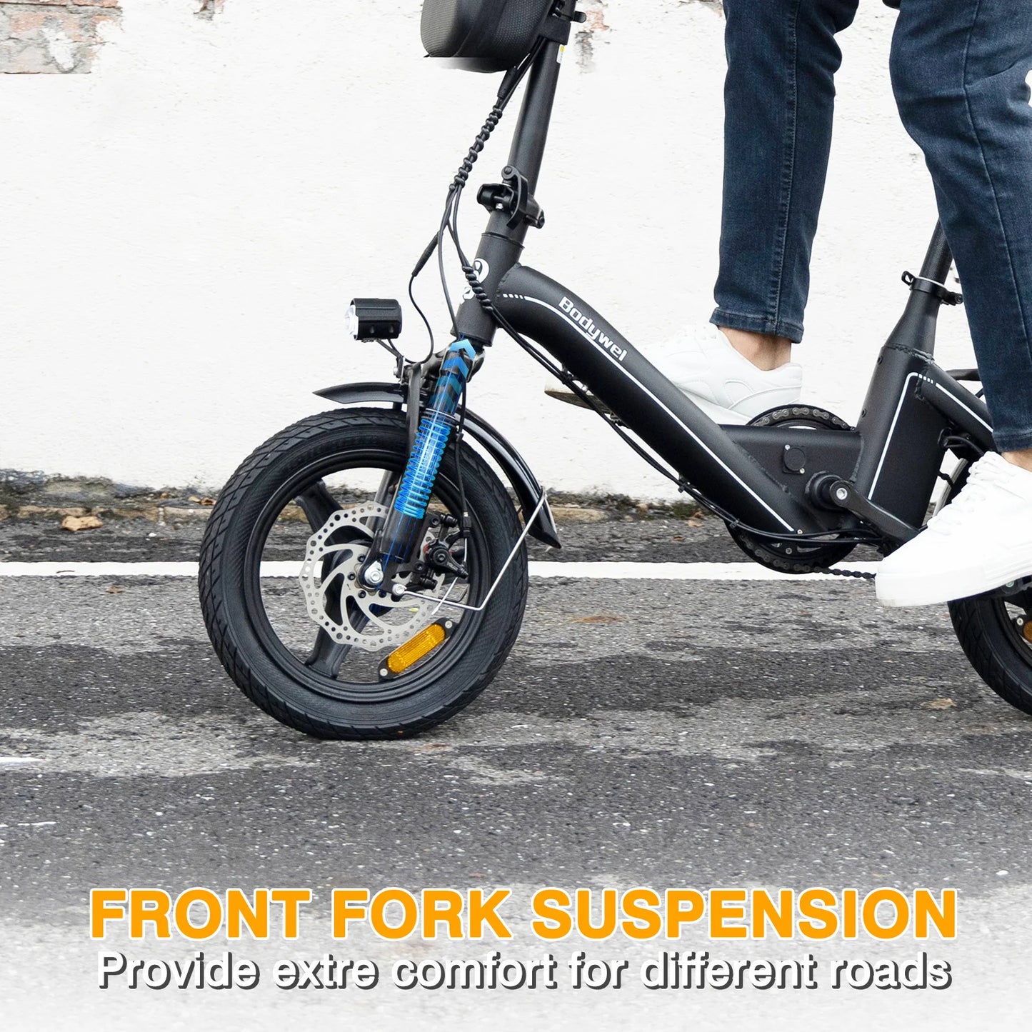 Bodywel Folding Electric Bike 500W UL CE 36V 13Ah Brakes
