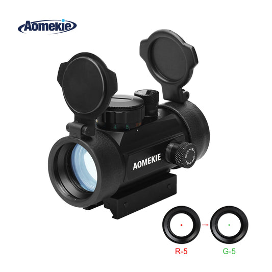 AOMEKIE Red Dot Reflex Sight 1x30mm With 22mm/11mm Rail