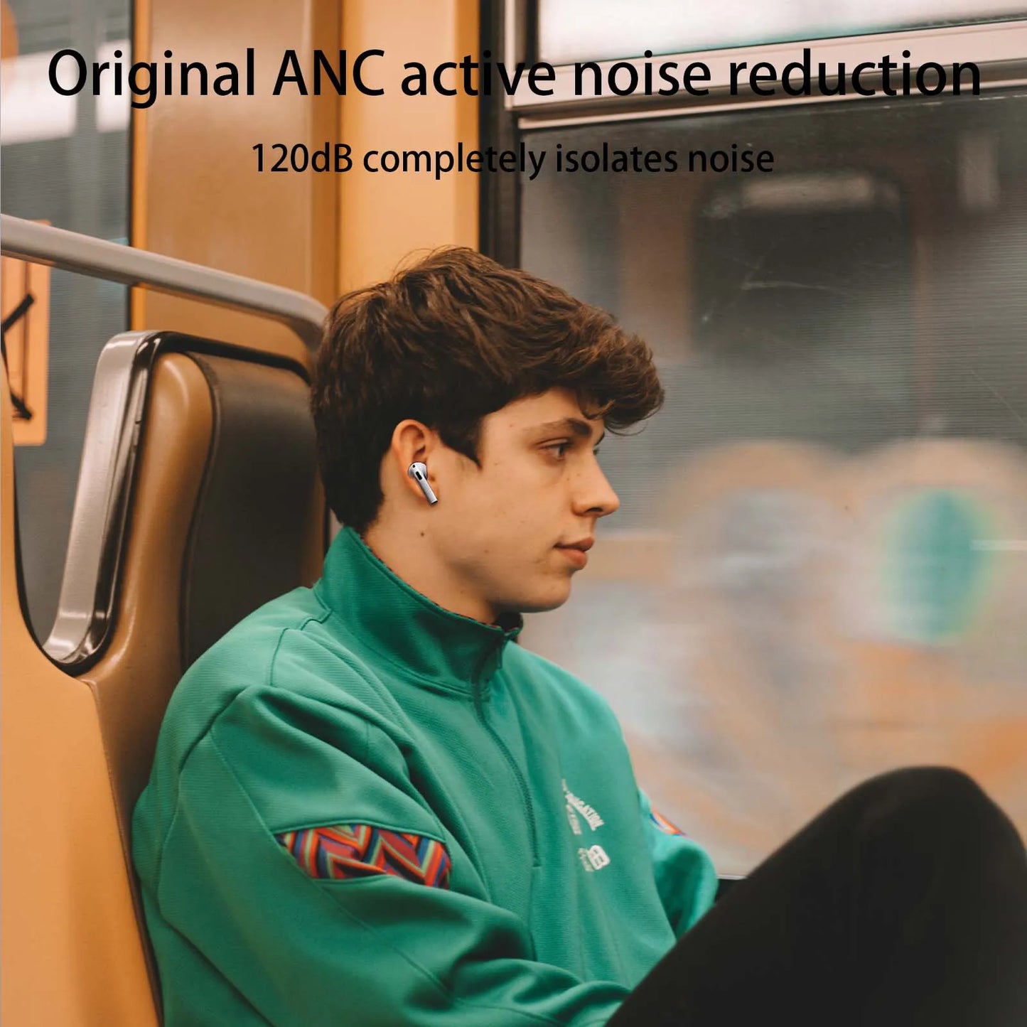 ZZLOVE Air Pro4 Wireless Earphones Bluetooth 5.3 Active Noise Cancellation