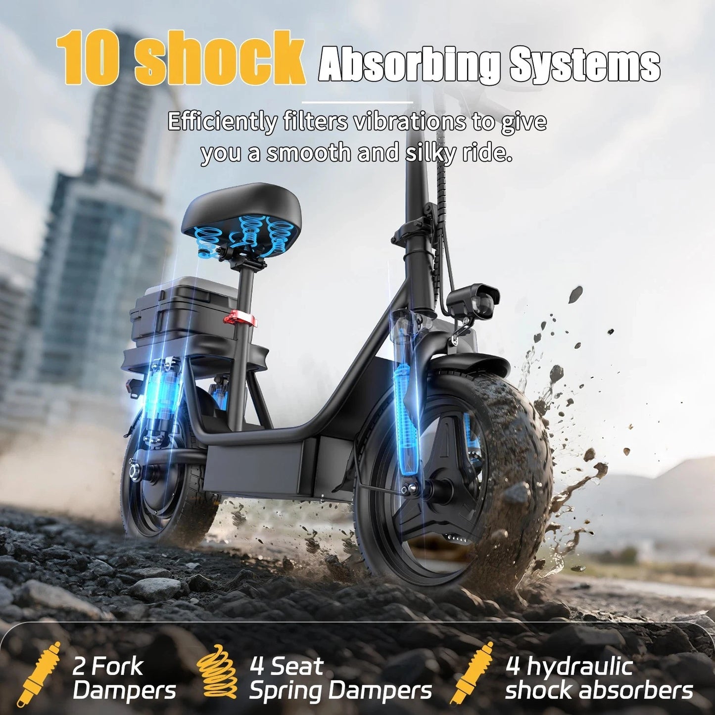 UPlee GQ8 Folding Electric Bike for Adults