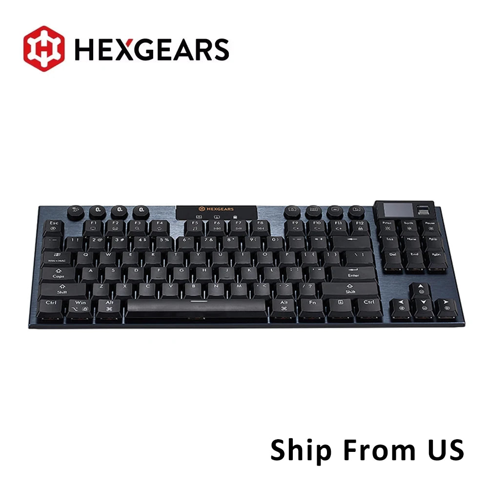 HEXGEARS A3 Wireless Mechanical Keyboard Bluetooth USB C RGB Backlit