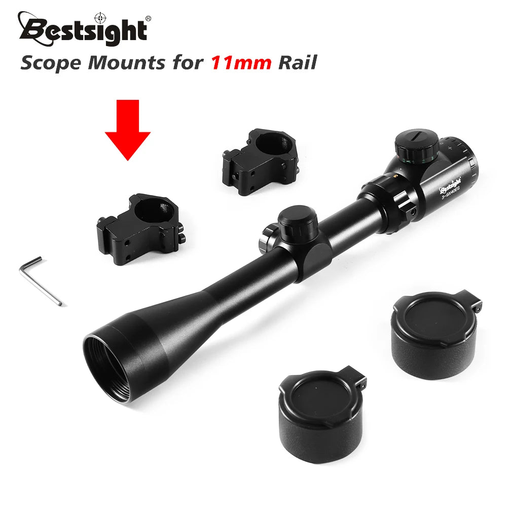 Nabila Illuminated Mil Dot Rifle Scope for Hunting