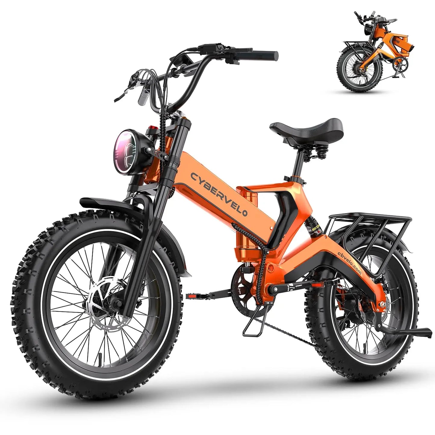 CYBERVELO Foldable 2000W Fat Tire EBike