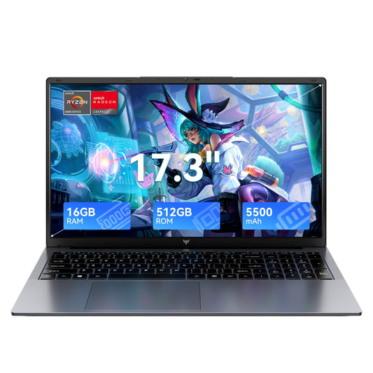 NIPOGI Laptop 16GB RAM 512GB SSD Windows 11 USB HDMI