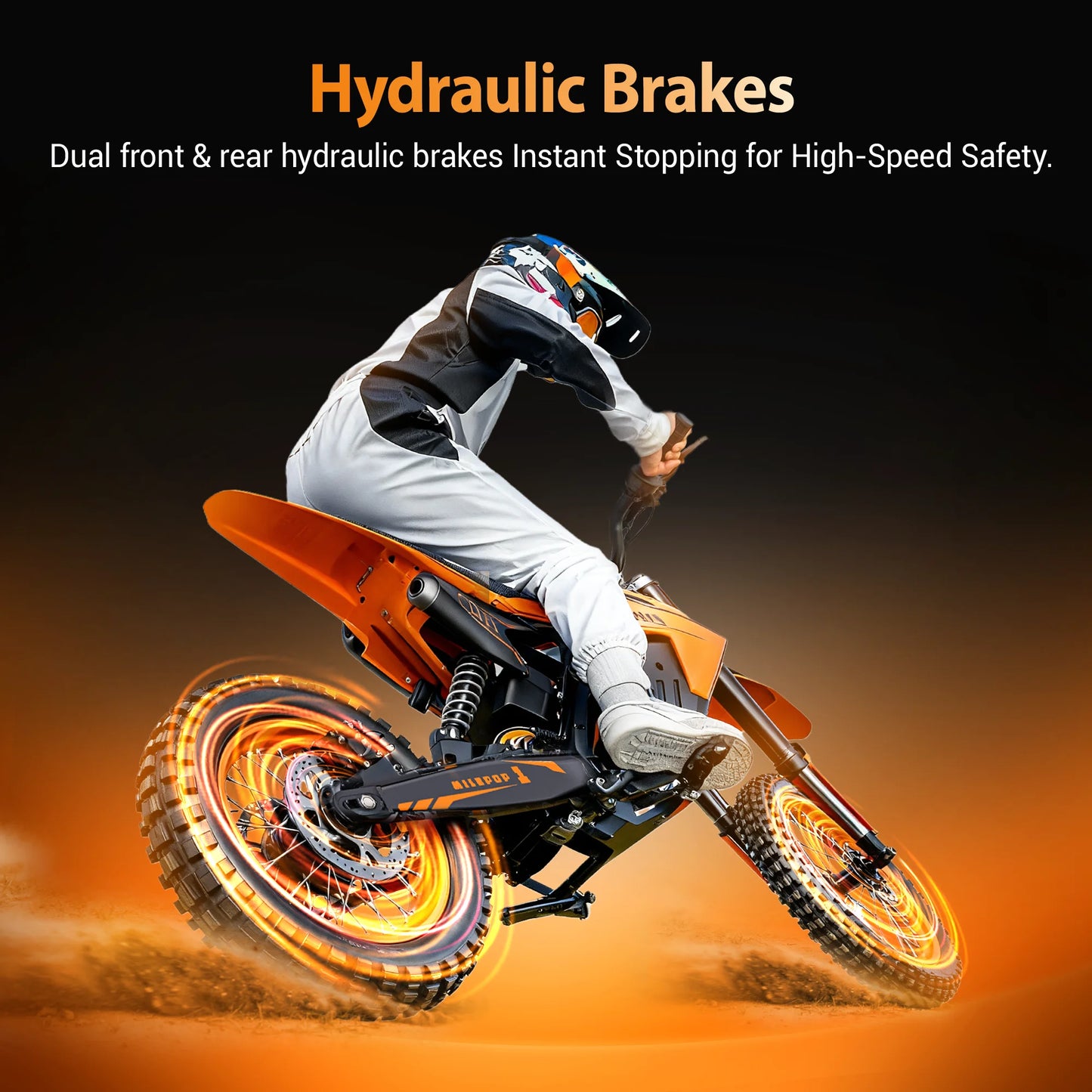 ENGWE MilePop 2000W Electric Dirt Bike With Dual Suspension