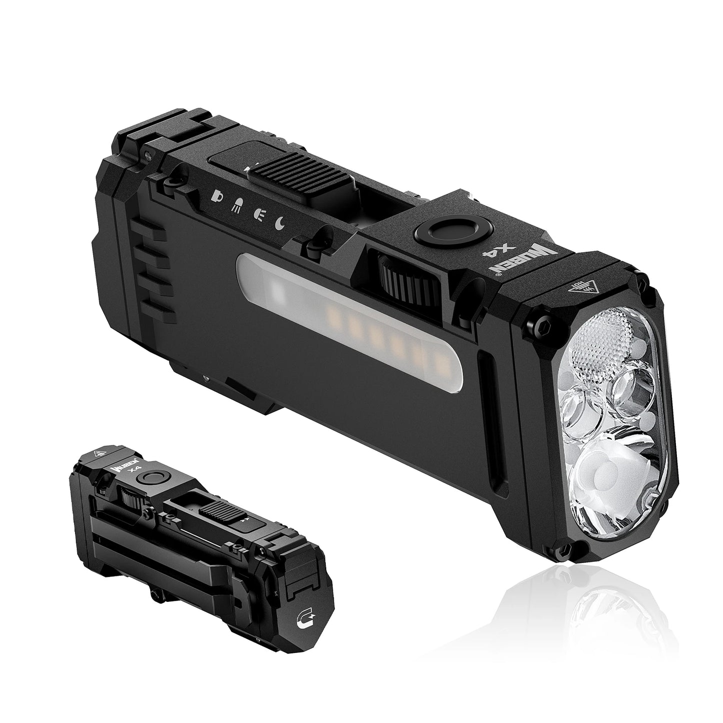 WUBEN X4 EDC RGB Flashlight IP68 Waterproof With Magnetic Tail
