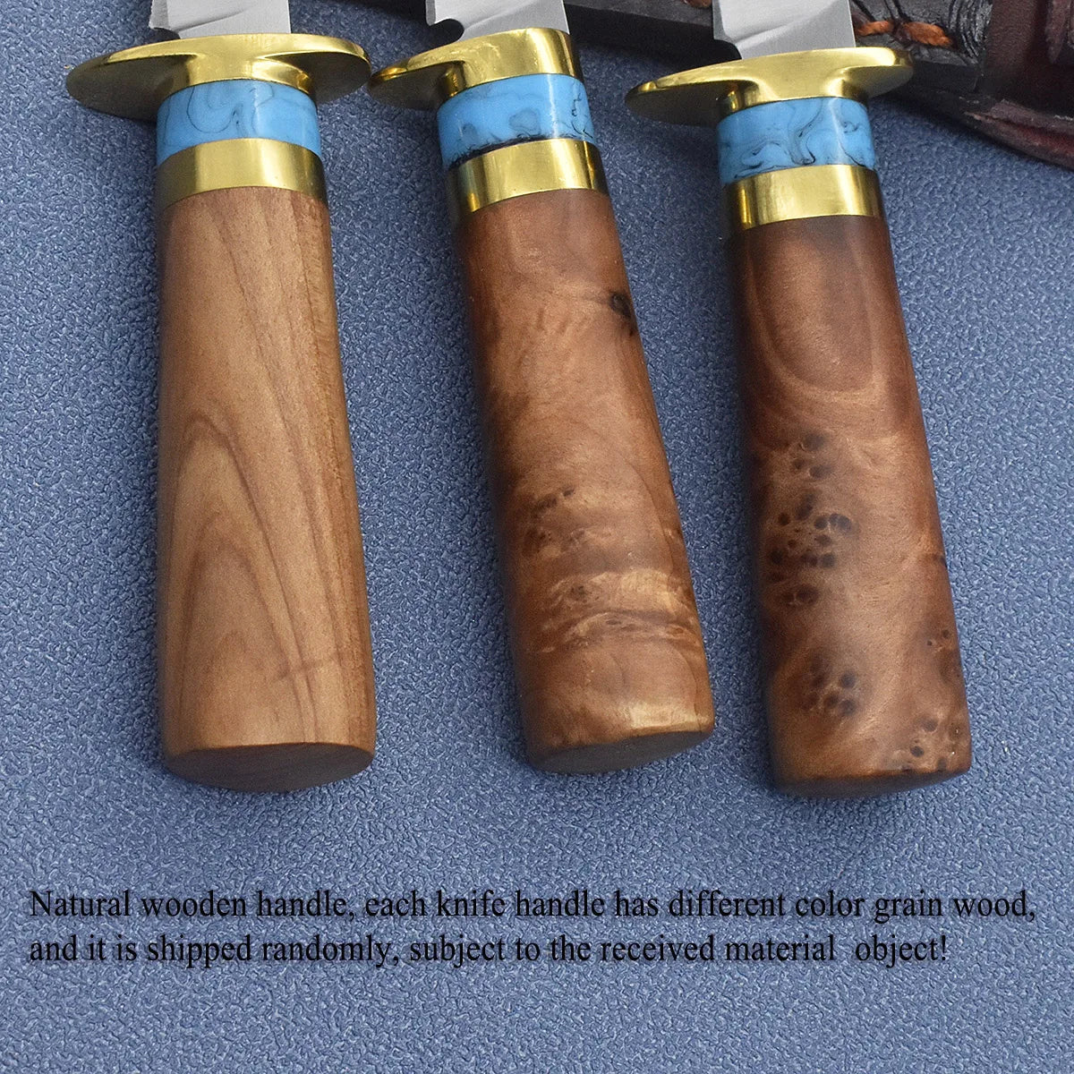 BlackDragon Outdoor Camping Knife With Wooden Handle Fixed Blade Survival