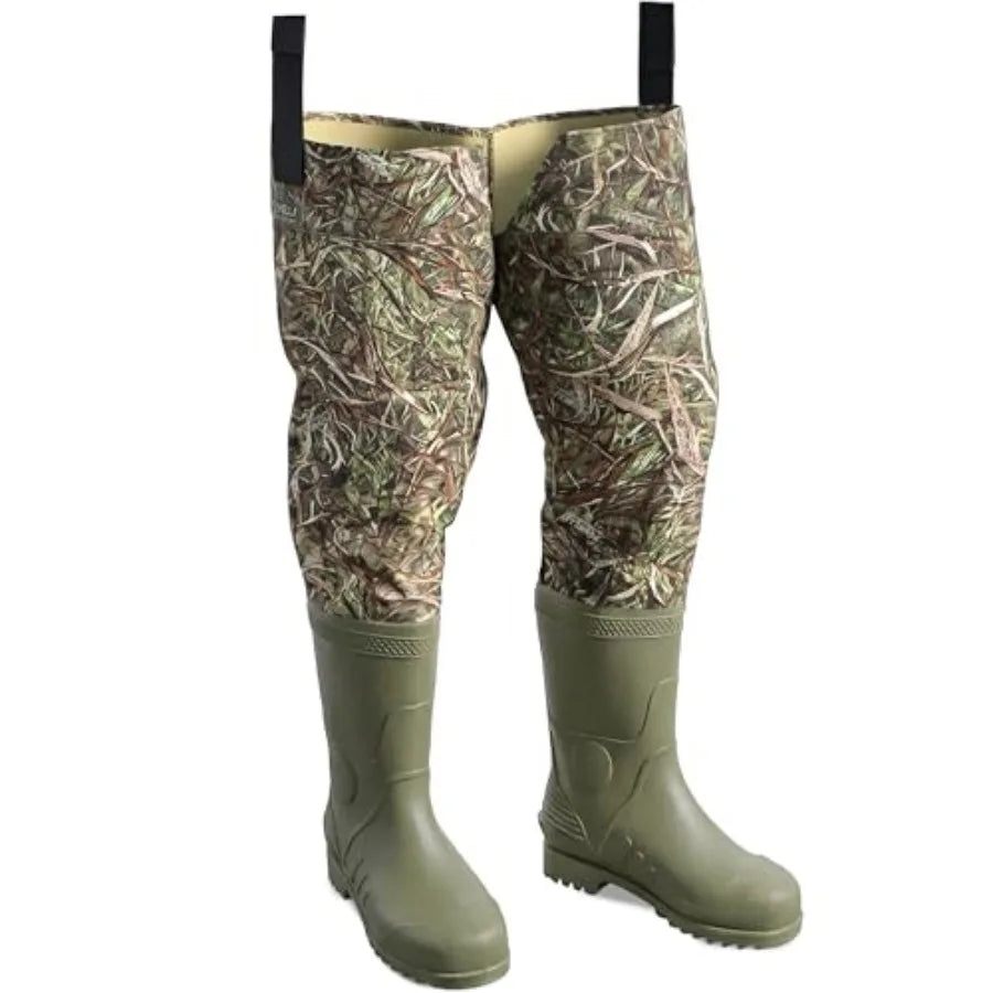 Lightweight Waterproof Camo Hip Waders For Men And Women