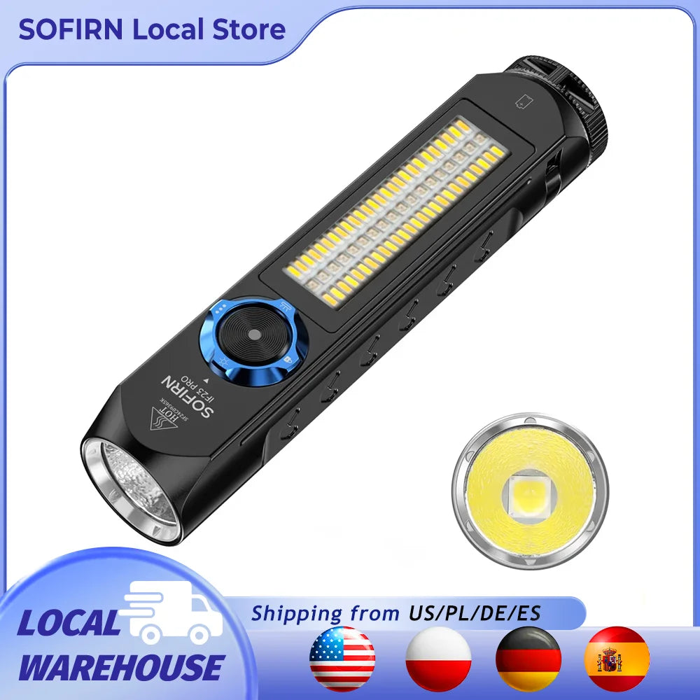 Sofirn IF23 PRO RGB LED Flashlight USB Rechargeable Magnetic