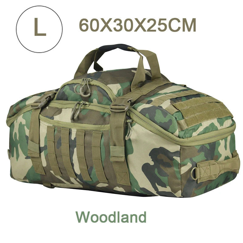 LQARMY Outdoor Tactical Backpack With Molle System For Travel