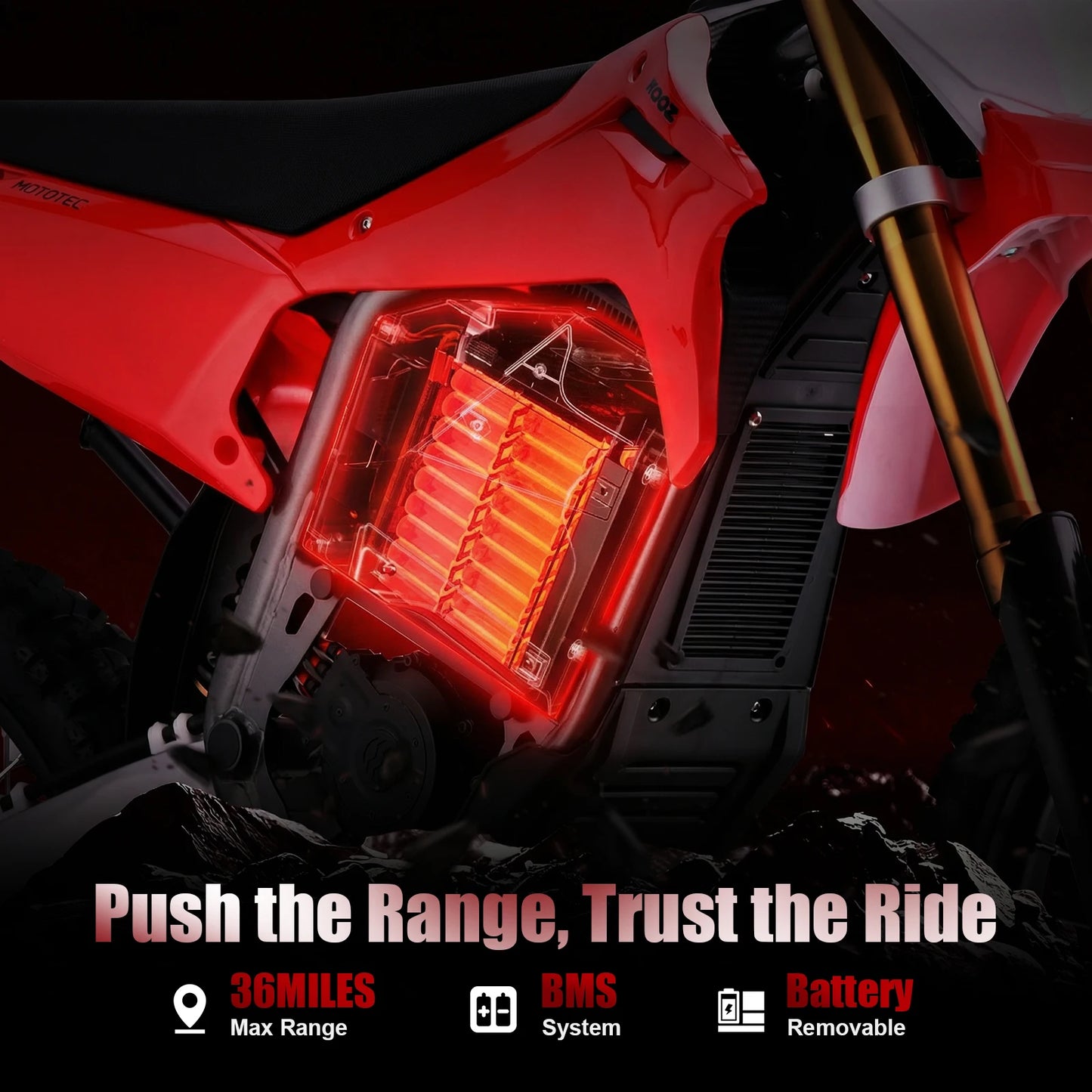 KOOZ HP131E-L 72V 8000W Pro Electric Dirt Bike for Adults
