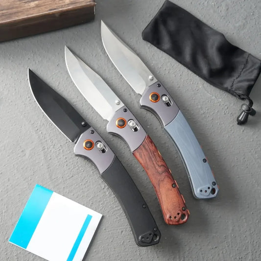 DIY Supplies Crooked River Folding Knife For Outdoor Camping And Hunting