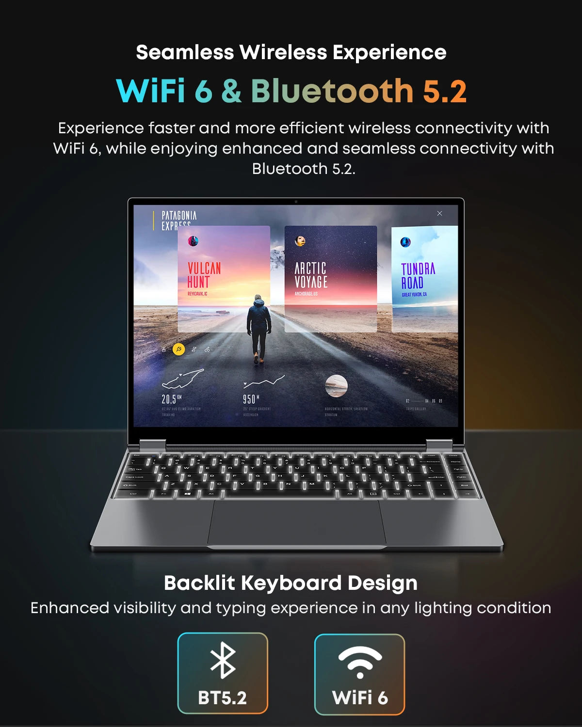 CHUWI FreeBook 2-In-1 Laptop With Intel N150, 16GB RAM