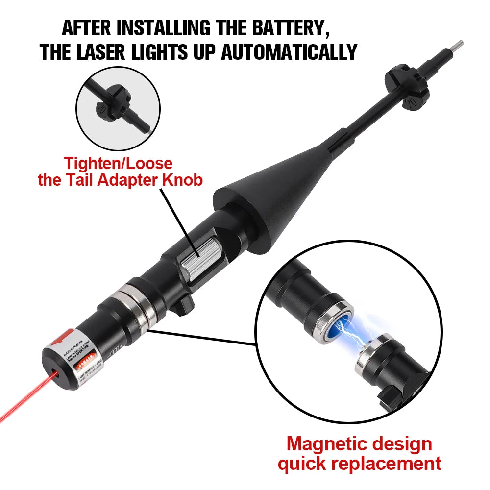1356 Red Dot Laser Boresighter For Fast Zeroing And Training