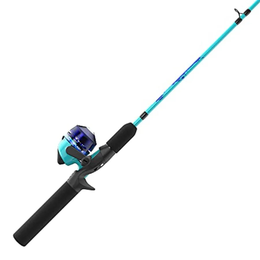 Splash Jr Spincast Reel And Rod Combo 6 Pound Caju
