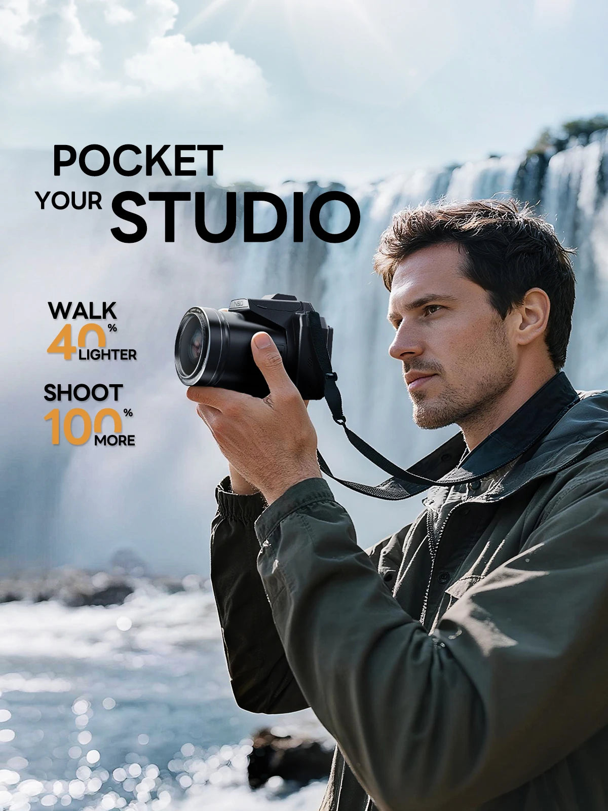 NBD S205E 64MP Professional Camera for 5K Vlogging and Photography