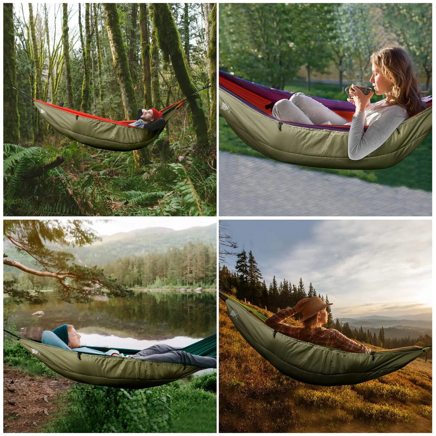 Insulated Hammock Underquilt Sleeping Bag For All Seasons