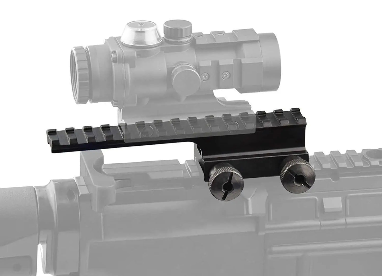 Extended Picatinny Riser Scope Mount Aluminum 14 Slot