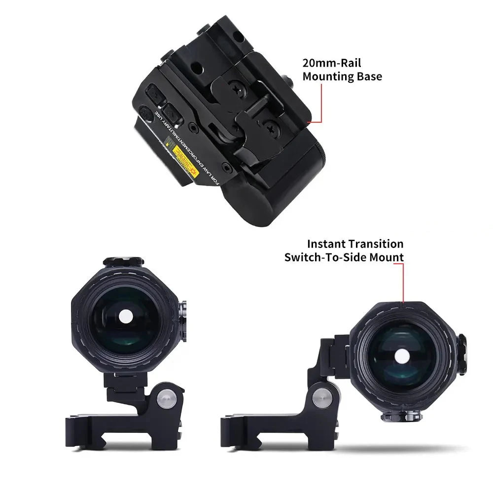 Nabila Dot Sight With 3X Magnifier and STS Rail Mount
