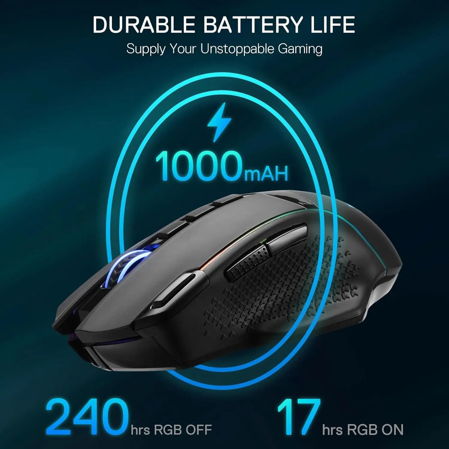 Redragon M991 Wireless Gaming Mouse 24600 DPI 3-Mode