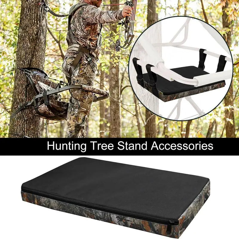 Tree Stand Seat Cushion, Adjustable, Lightweight, Portable Hunting Seat Pad